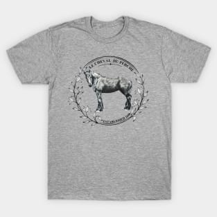 French Percheron Horse T-Shirt